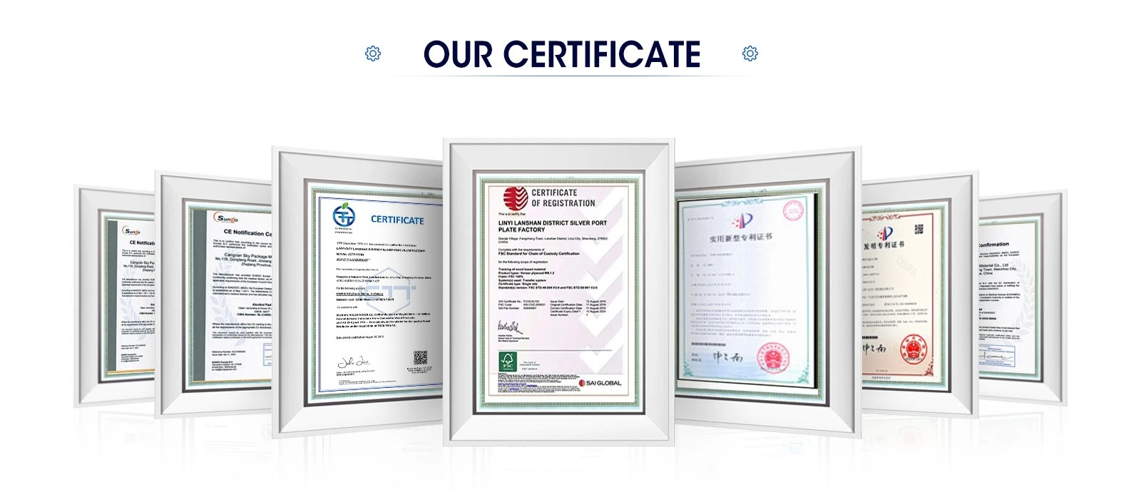 cabinet certificate cabinet certificate