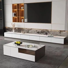 Plokščio ekrano televizoriaus spintelės siena